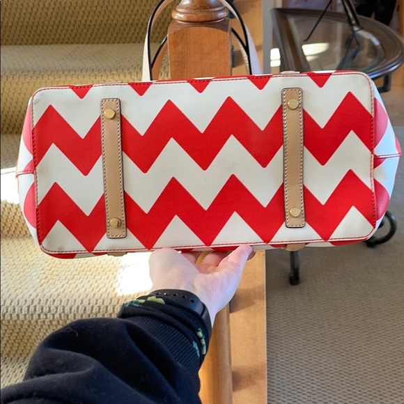 Kate Spade Chevron Tote - Picture 9 of 13